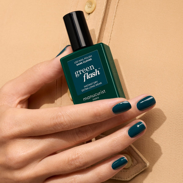 Manucurist Green Flash™ Led Gel Polish - 0.5 Fl Oz Dark Clover