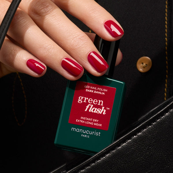 Manucurist Green Flash™ Led Gel Polish - 0.5 Fl Oz Dark Dahlia