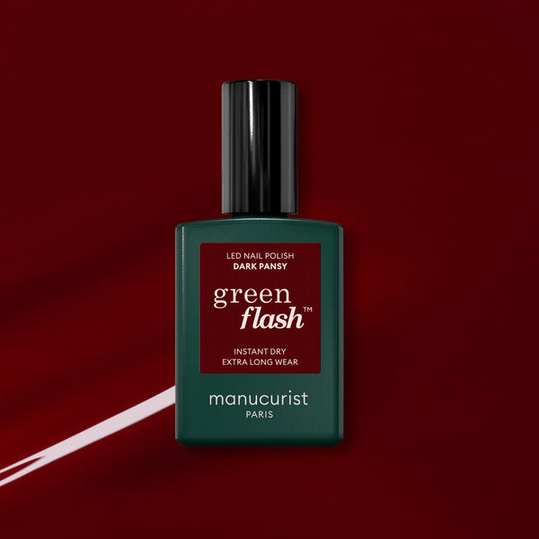 manucurist Green Flash™ Led Gel Polish - 0.5 fl oz Dark Pansy