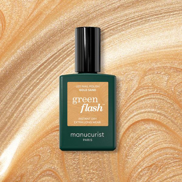 manucurist Green Flash™ Led Gel Polish - 0.5 fl oz Gold Sand
