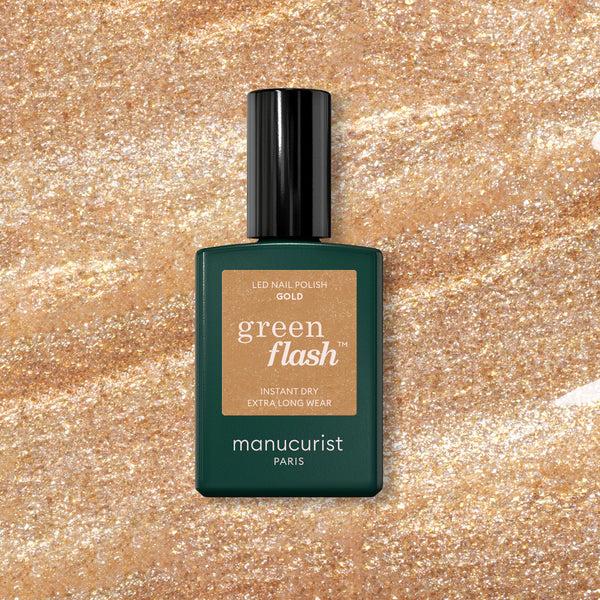 manucurist Green Flash™ Led Gel Polish - 0.5 fl oz Gold