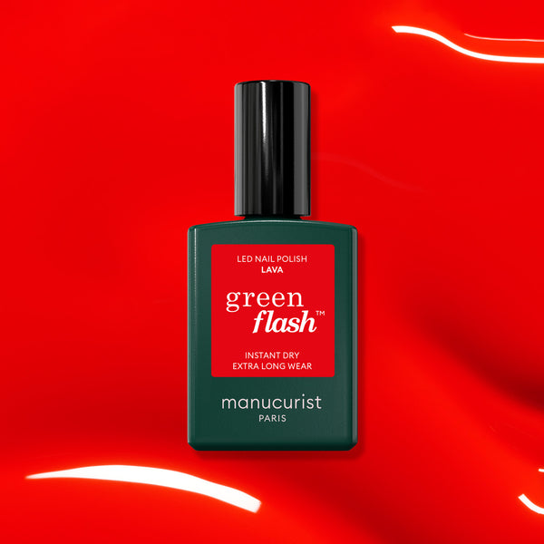 manucurist Green Flash™ Led Gel Polish - 0.5 fl oz Lava