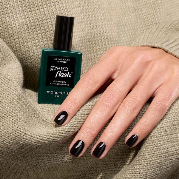 Manucurist Green Flash™ Led Gel Polish - 0.5 Fl Oz Licorice