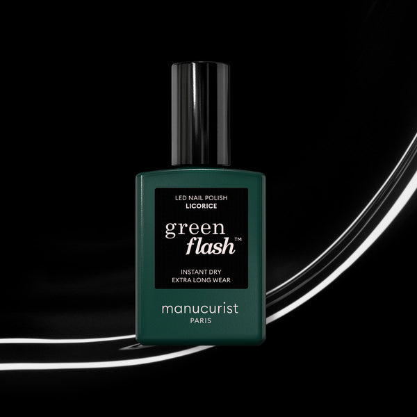 manucurist Green Flash™ Led Gel Polish - 0.5 fl oz Licorice