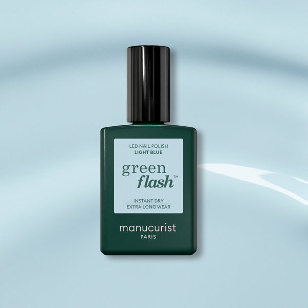 manucurist Green Flash™ Led Gel Polish - 0.5 fl oz Light Blue