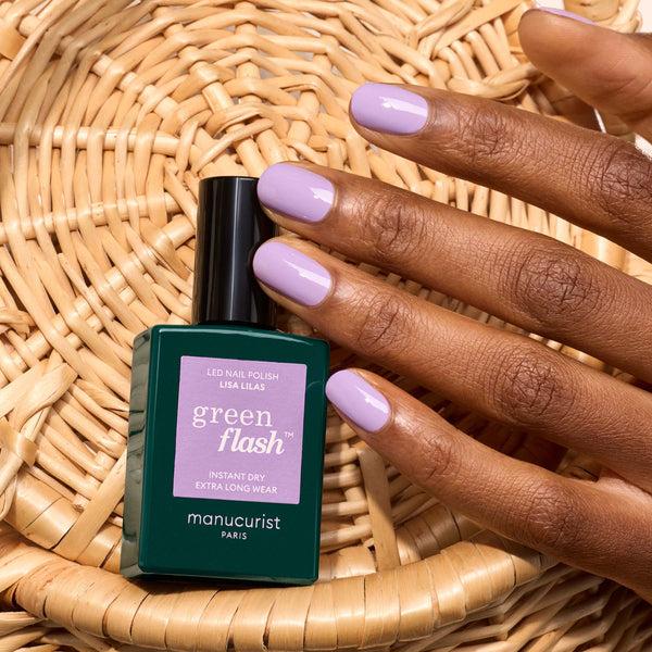 Manucurist Green Flash™ Led Gel Polish - 0.5 Fl Oz Lisa Lilas