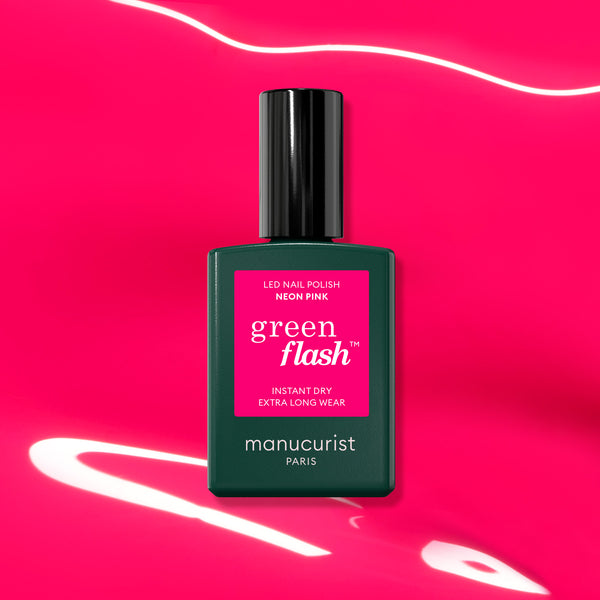 manucurist Green Flash™ Led Gel Polish - 0.5 fl oz Neon Pink