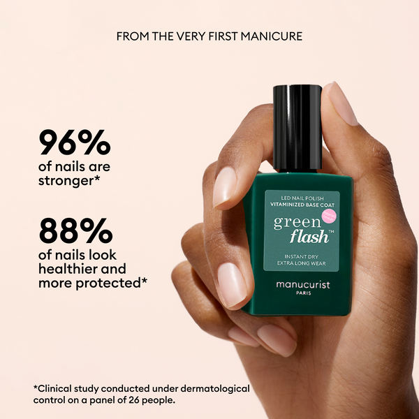 Manucurist Green Flash™ Led Gel Polish - 15 ML Vitaminized Base Coat Green Flash™