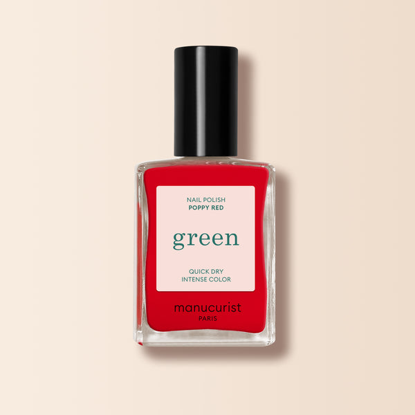 manucurist Green™ Natural Nail polish - 0.5 fl oz Poppy Red