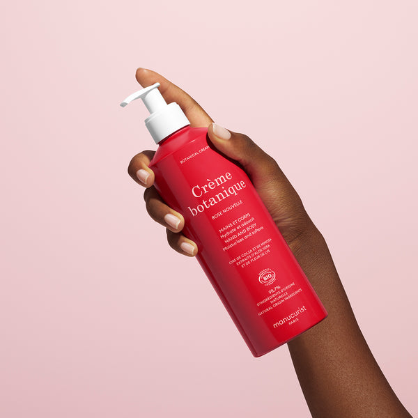 Manucurist Hand Care - 16.9 Fl Oz Soothing (Rose) Hand & Body Cream - Cosmos Organic