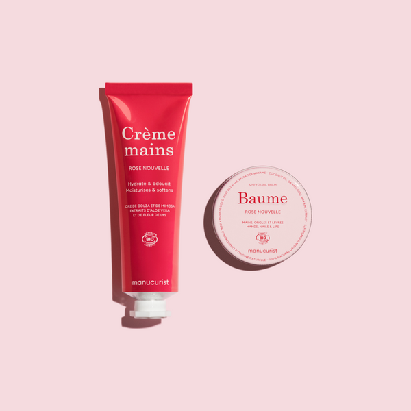 manucurist Hand Care Cosmos Organic Duo Rose Hand Cream & Rose Balm manucurist Hand Care Cosmos Organic Duo Rose Hand Cream & Rose Balm