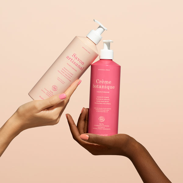 Manucurist Hand Care Cosmos Organic Orange Blossom Botanical Cream & Artisan Soap Duo