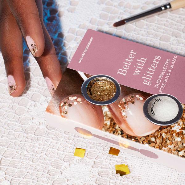 Manucurist Nail Art Glitters Duo Rose Gold & Glazed
