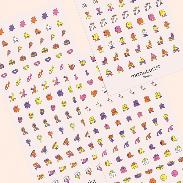 Manucurist Nail Art Summer Nail Art Stickers