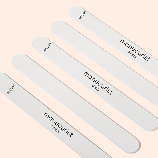 manucurist Tools 180/240 emery boards for fragile nails - x5 manucurist Tools 180/240 emery boards for fragile nails - x5
