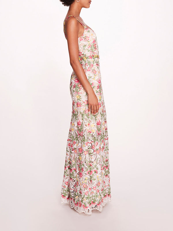 Marchesa Notte Alexis Gown Ivory