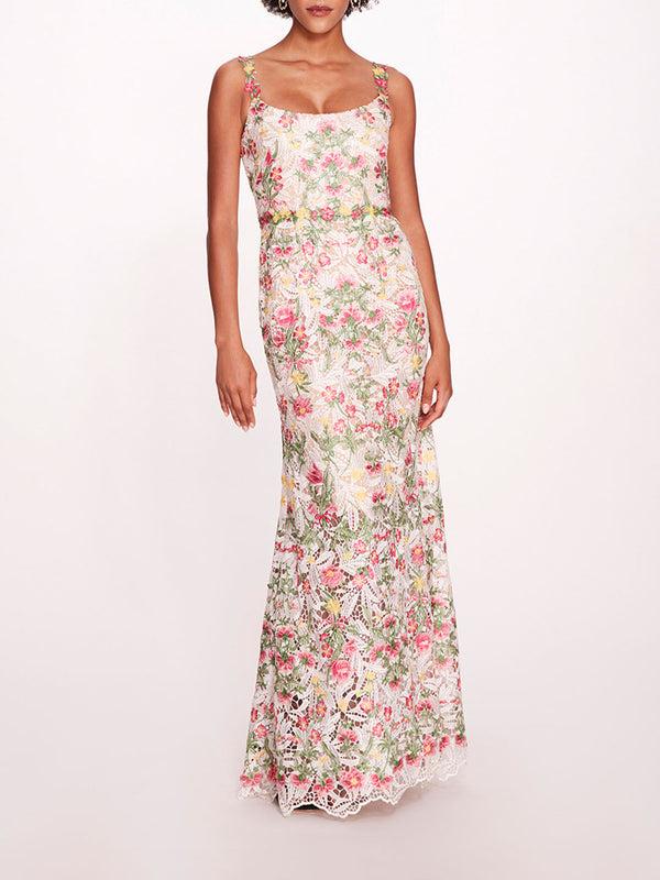 marchesa notte Alexis Gown Ivory