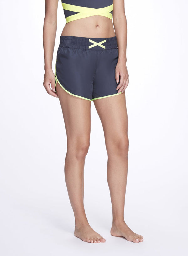 marchesa notte Althea Short Charcoal