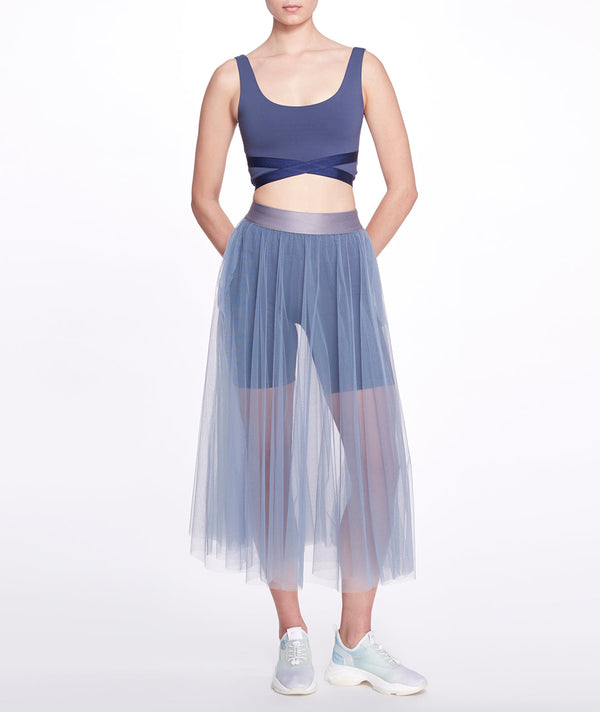 Marchesa Notte Anne Skirt Zen Blue