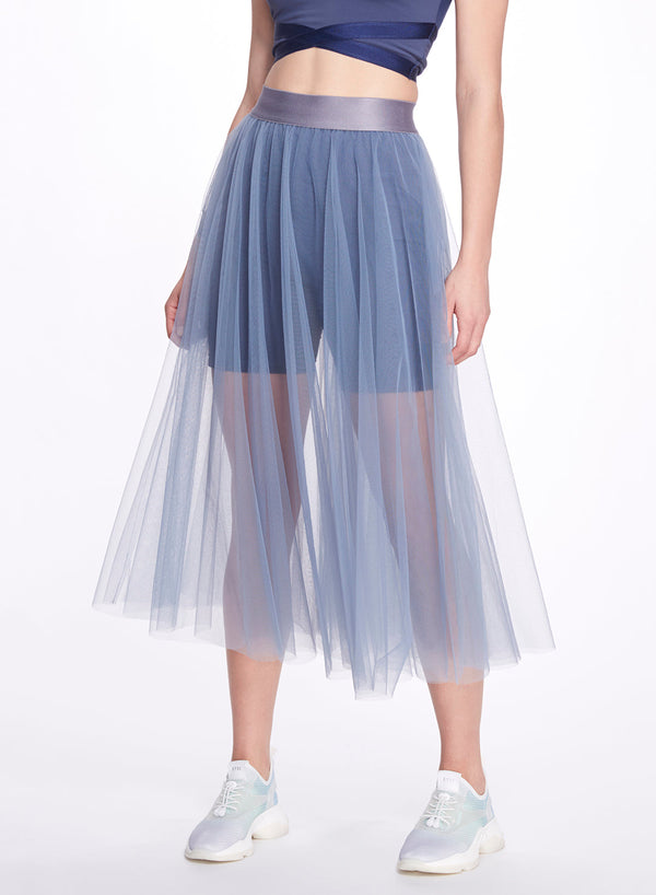 marchesa notte Anne Skirt Zen Blue