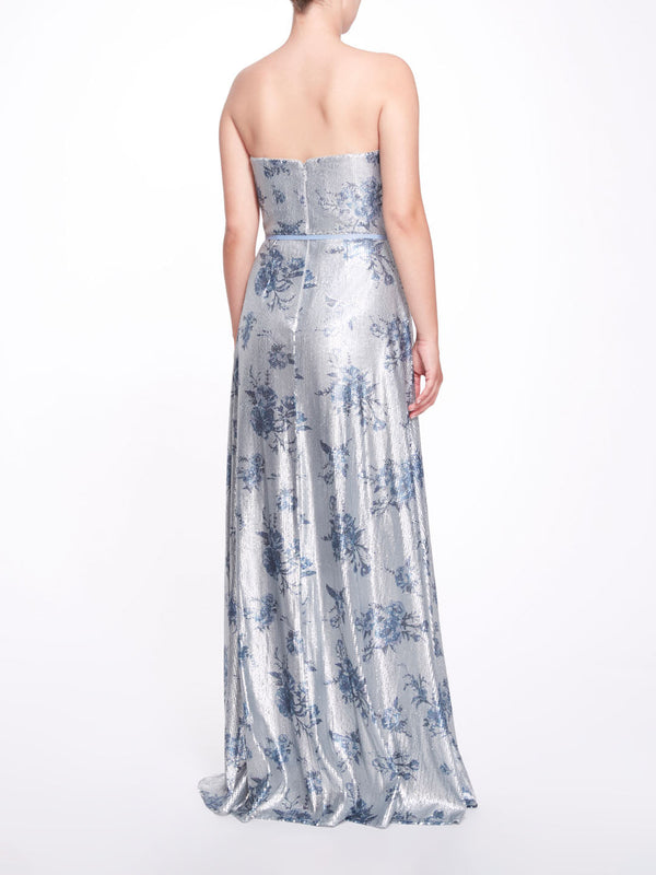 Marchesa Notte Avola Dusty Blue