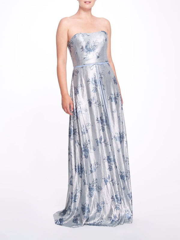 marchesa notte Avola Dusty Blue