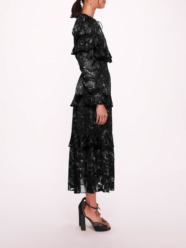 Marchesa Notte Diantha Dress Black