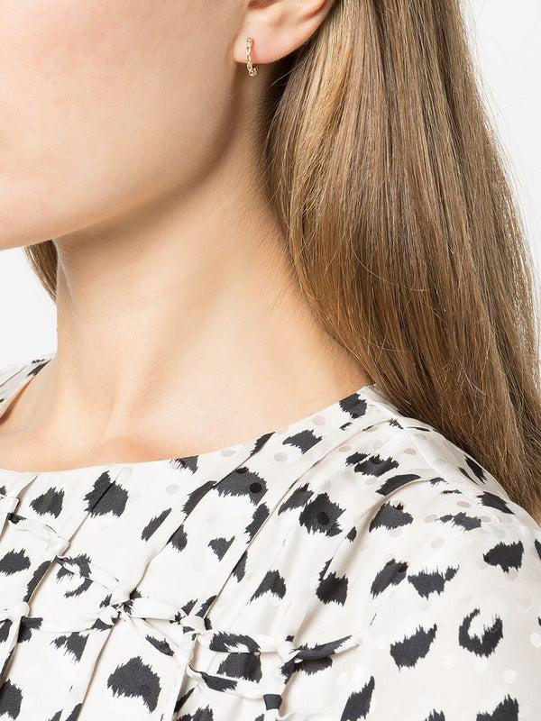 Marchesa Notte Floral Trio Earrings Set Gold