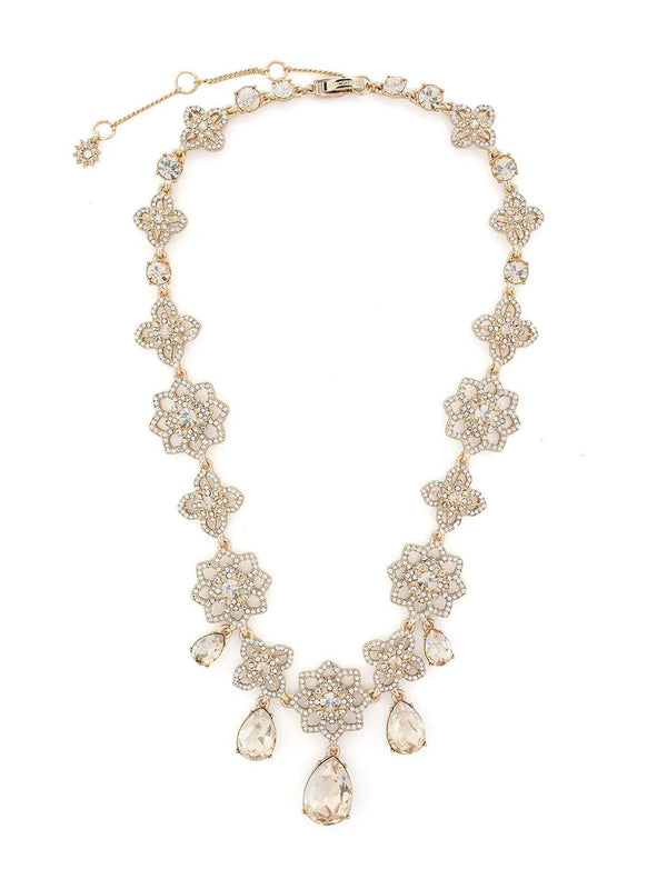 marchesa notte Lace Collar Necklace Gold