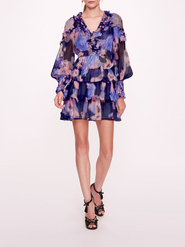 marchesa notte Orchid Purple Multi