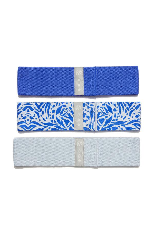 marika 3 Pack Glute Band Set - Arctic Ice – ARCTIC ICE / ABSTRACT WILD CAT / AMPRO BLUE