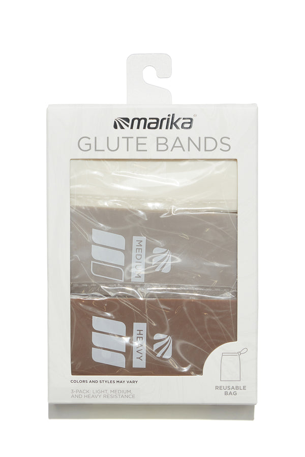 Marika 3 Pack Rubber Glute Band Set - Atmosphere – SUGAR SWIZZLE / ATMOSPHERE / PINE BARK