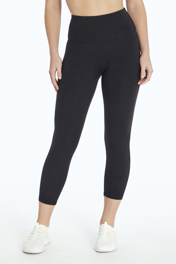 marika Balance Collection Contender High Waist Mid Calf Capri – BLACK
