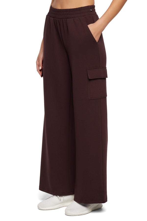 marika Balance Collection Emory Wide Pant – CHOCOLATE PLUM