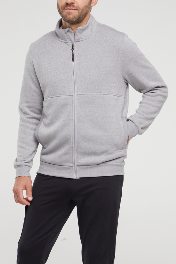 marika Balance Collection For Men Ace Fleece Jacket – LIGHT HEATHER GREY