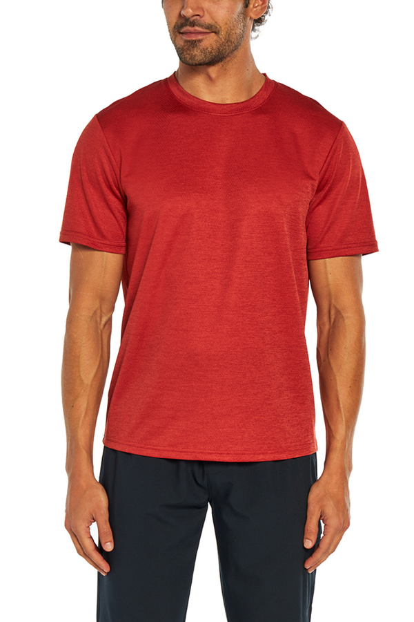 marika Balance Collection For Men Base Tee – HEATHER CINNABAR