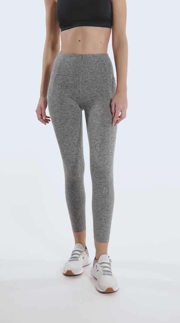 Marika Balance Collection Serene Side Pocket Legging – HEATHER BLACK