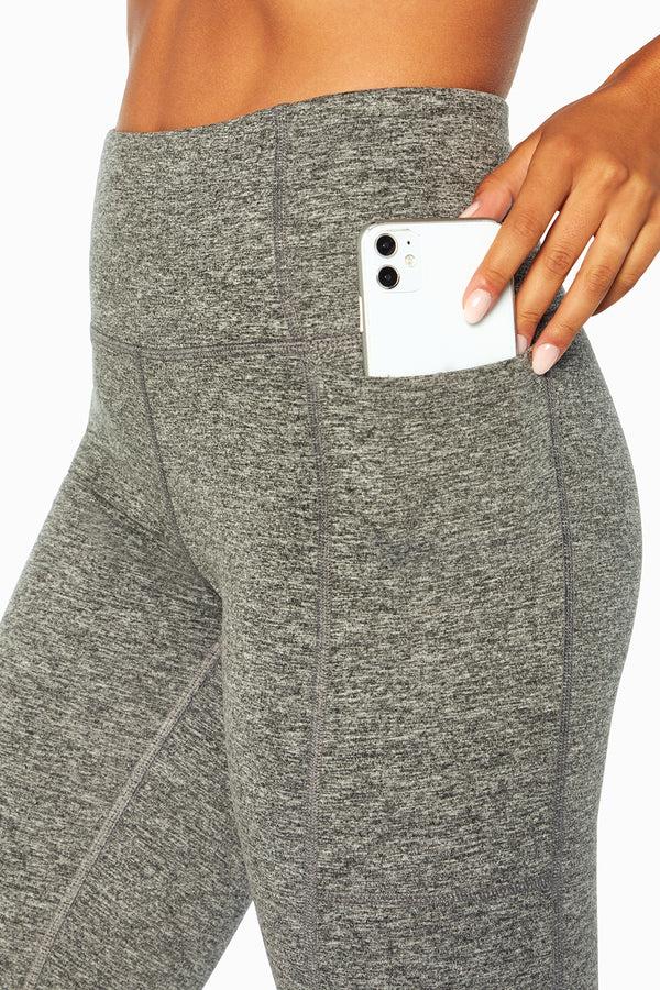 Marika Balance Collection Serene Side Pocket Legging – HEATHER BLACK