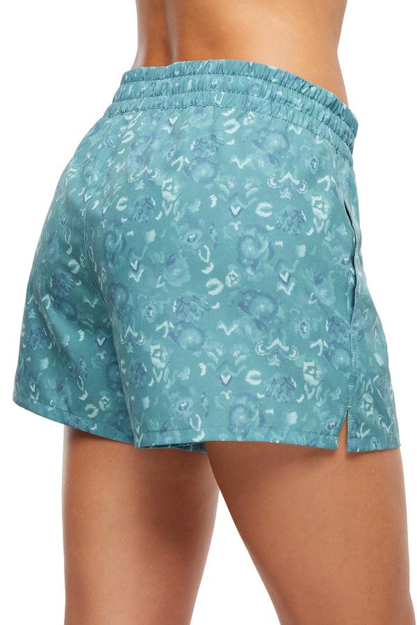 Marika Cassidy Side Pocket Short - Sagebrush Green Abstract Paisley – SAGEBRUSH GREEN ABSTRACT PAISLEY