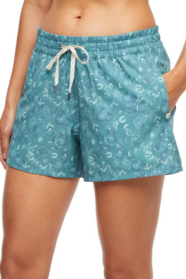 Marika Cassidy Side Pocket Short - Sagebrush Green Abstract Paisley – SAGEBRUSH GREEN ABSTRACT PAISLEY