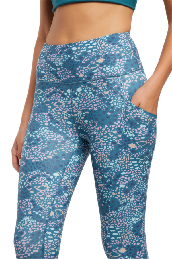 Marika Drew Side Pocket Tummy Control Mid Calf Capri - Tapestry Speckled Mosaic – TAPESTRY SPECKLED MOSAIC