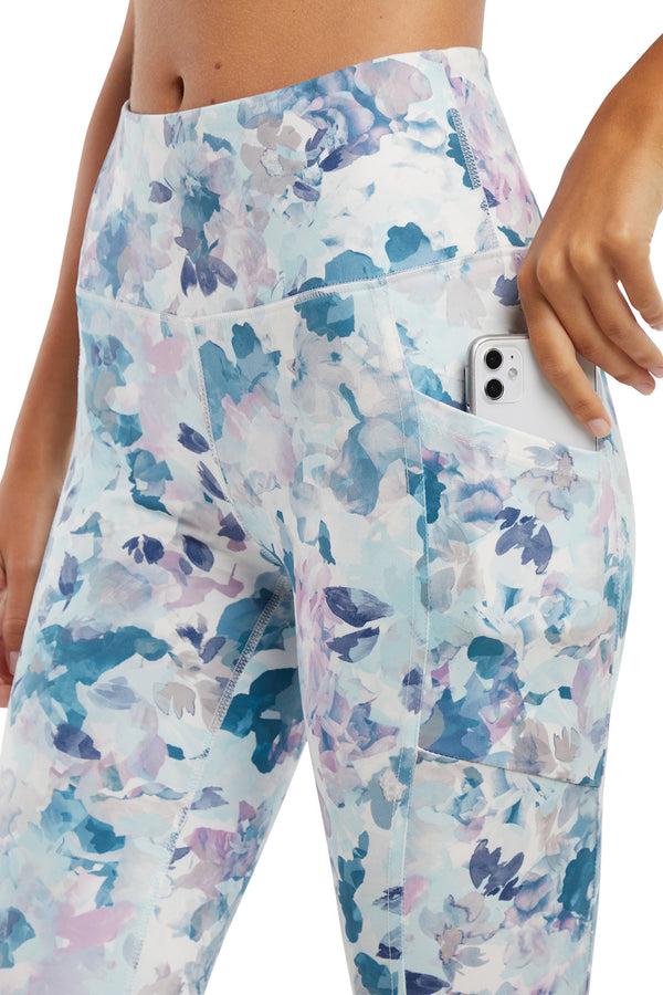 Marika Drew Side Pocket Tummy Control Mid Calf Capri - Tapestry Full Bloom – TAPESTRY FULL BLOOM