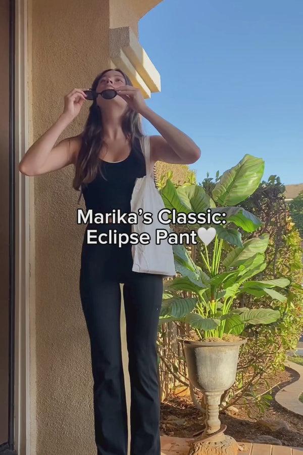 Marika Eclipse Side Pocket Tummy Control Yoga Pant – BLACK