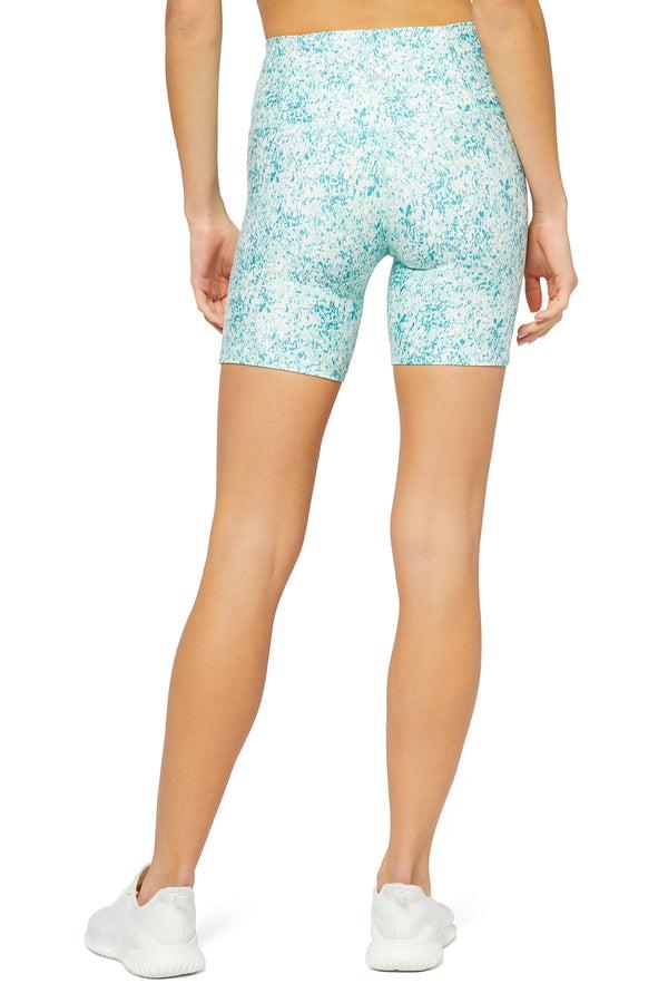 Marika Fia Bermuda Short – BIRDS EGG GREEN SMALL FEATHERED