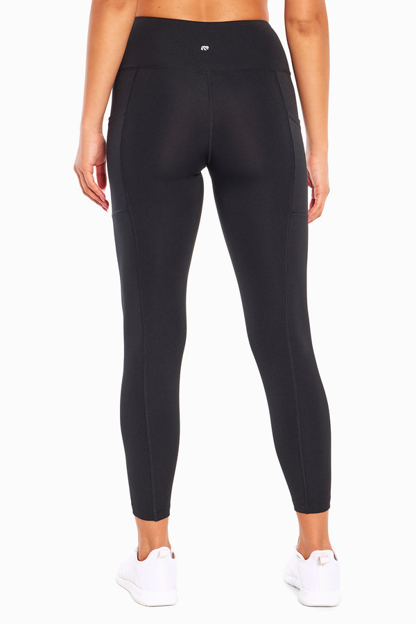 Marika High Rise Side Pocket Ankle Legging - Black – BLACK
