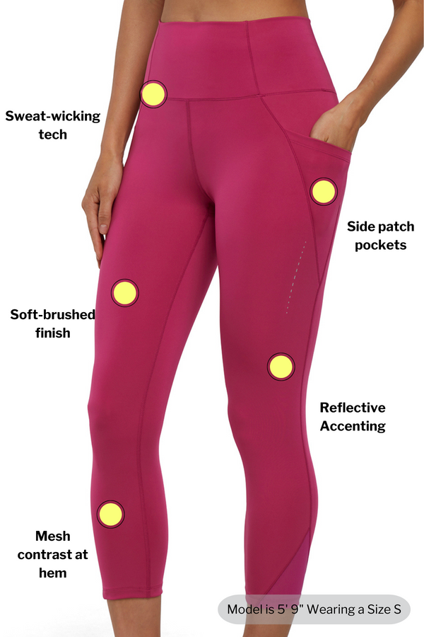 Marika Jenny Side Pocket Mid Calf Capri - Cactus Flower – CACTUS FLOWER