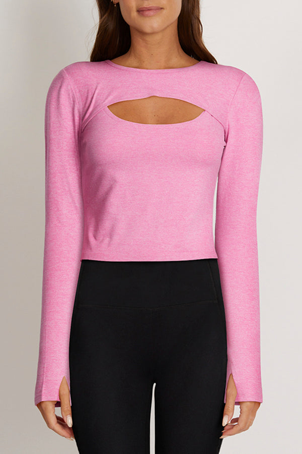 Marika Larissa Long Sleeve Top – HEATHER EVENING PRIMROSE
