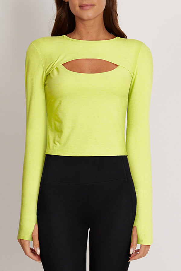 marika Larissa Long Sleeve Top – HEATHER EVENING PRIMROSE