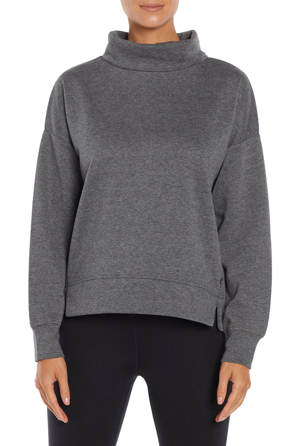 marika Alana Pullover – HEATHER BLACK