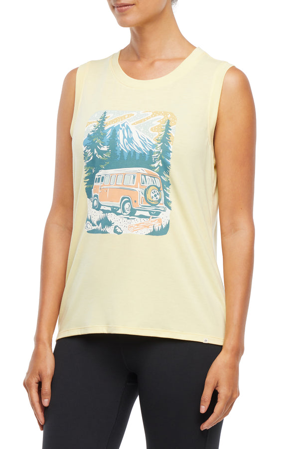 Marika Ana Tank – HEATHER MELLOW YELLOW VAN LIFE